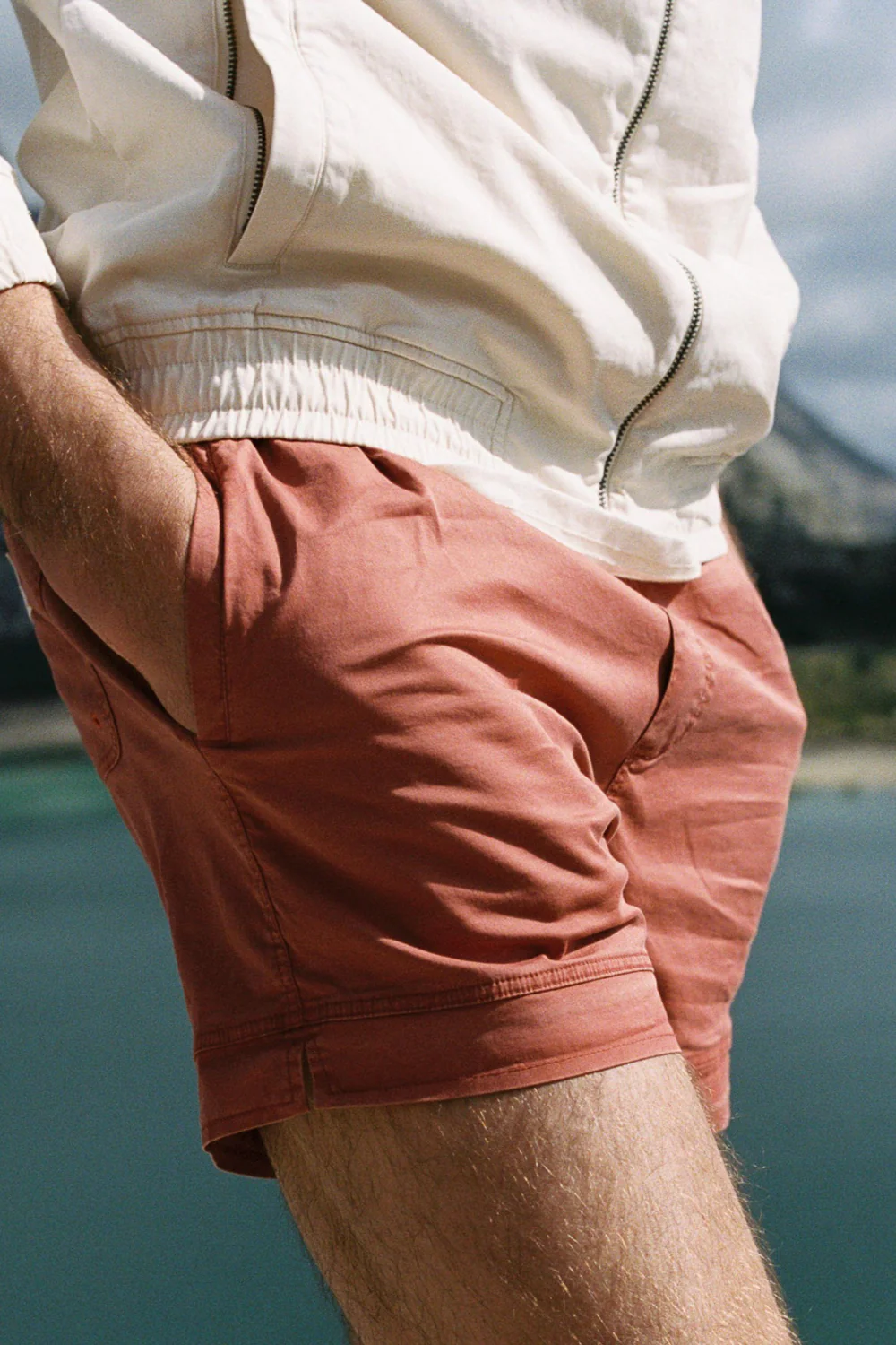 5 Incher Reefover Swim Trunk Weathered Red - Image 3