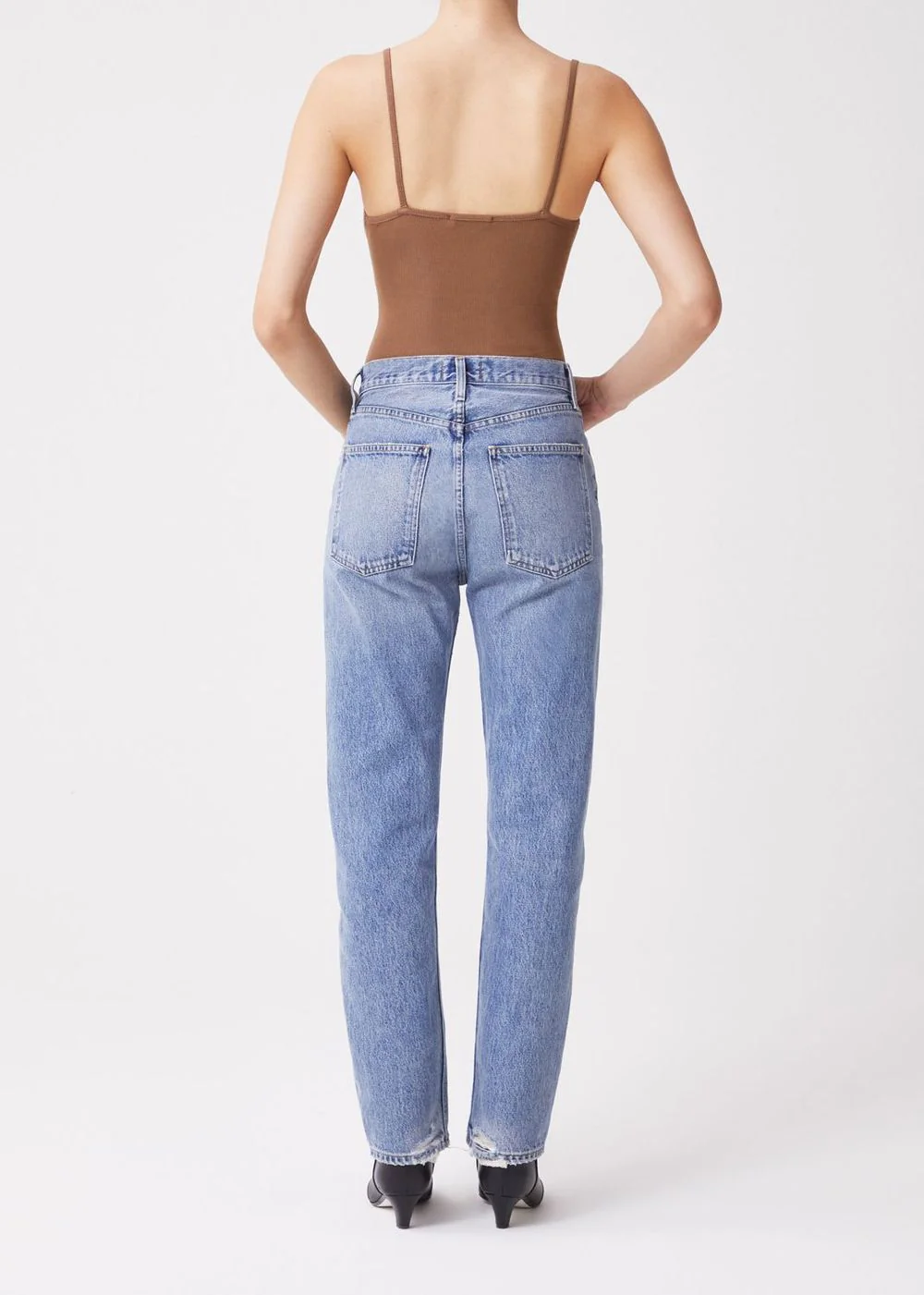 90's Pinch Waist High Rise Straight (Final Sale) - Image 4