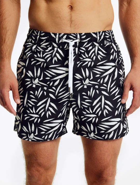 Abstract Print Sport Swim Shorts (Final Sale) - Image 2