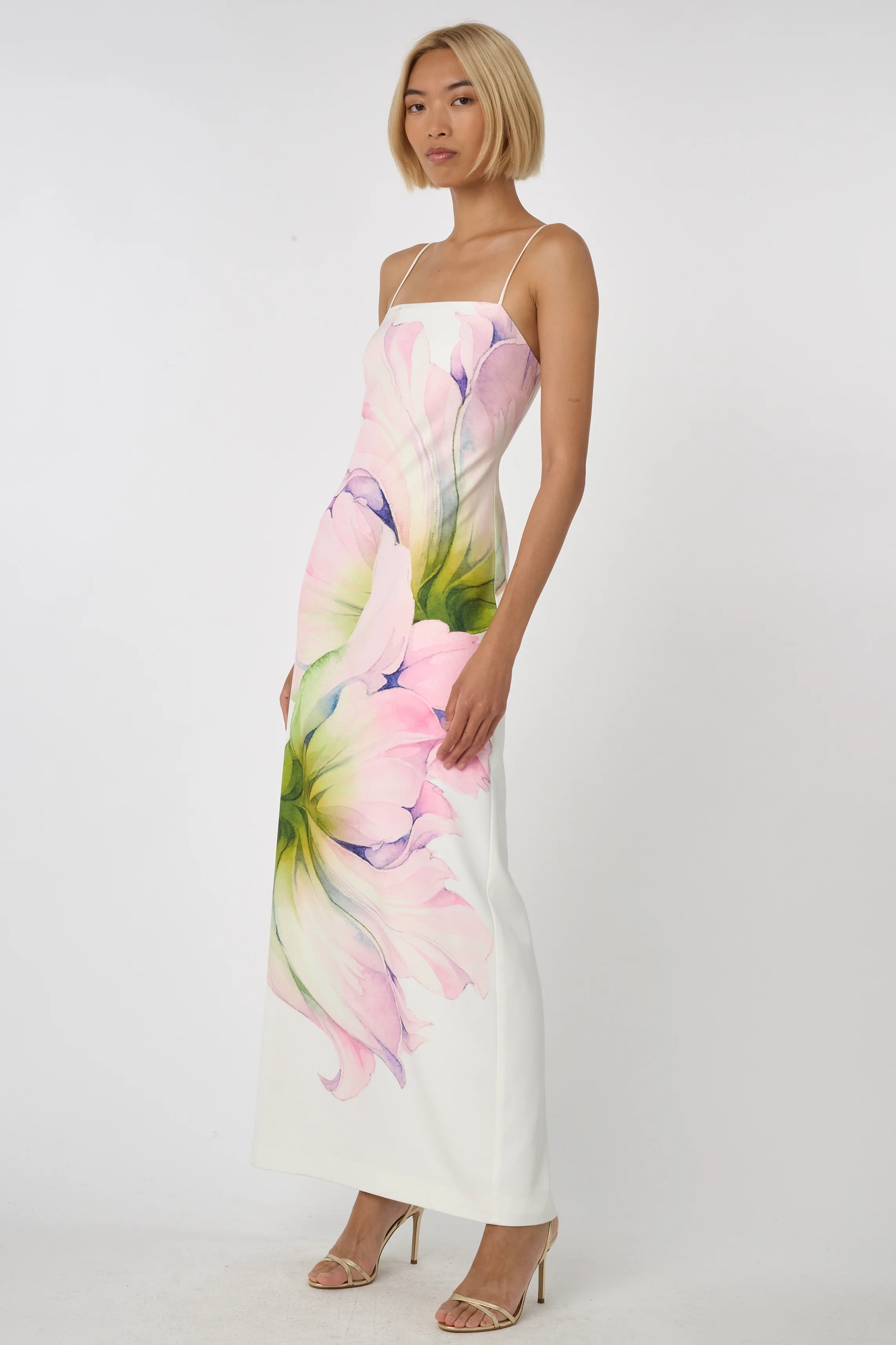 Adelina Sculpted Cami Gown - Image 3