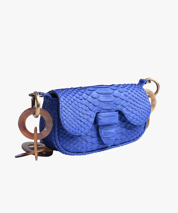 Alicia Baby Python Electric Blue - Image 2
