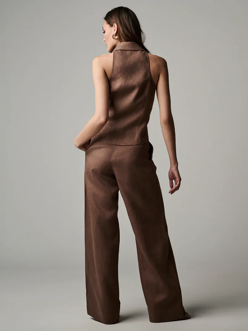 Alina Pant Chocolate - Image 2