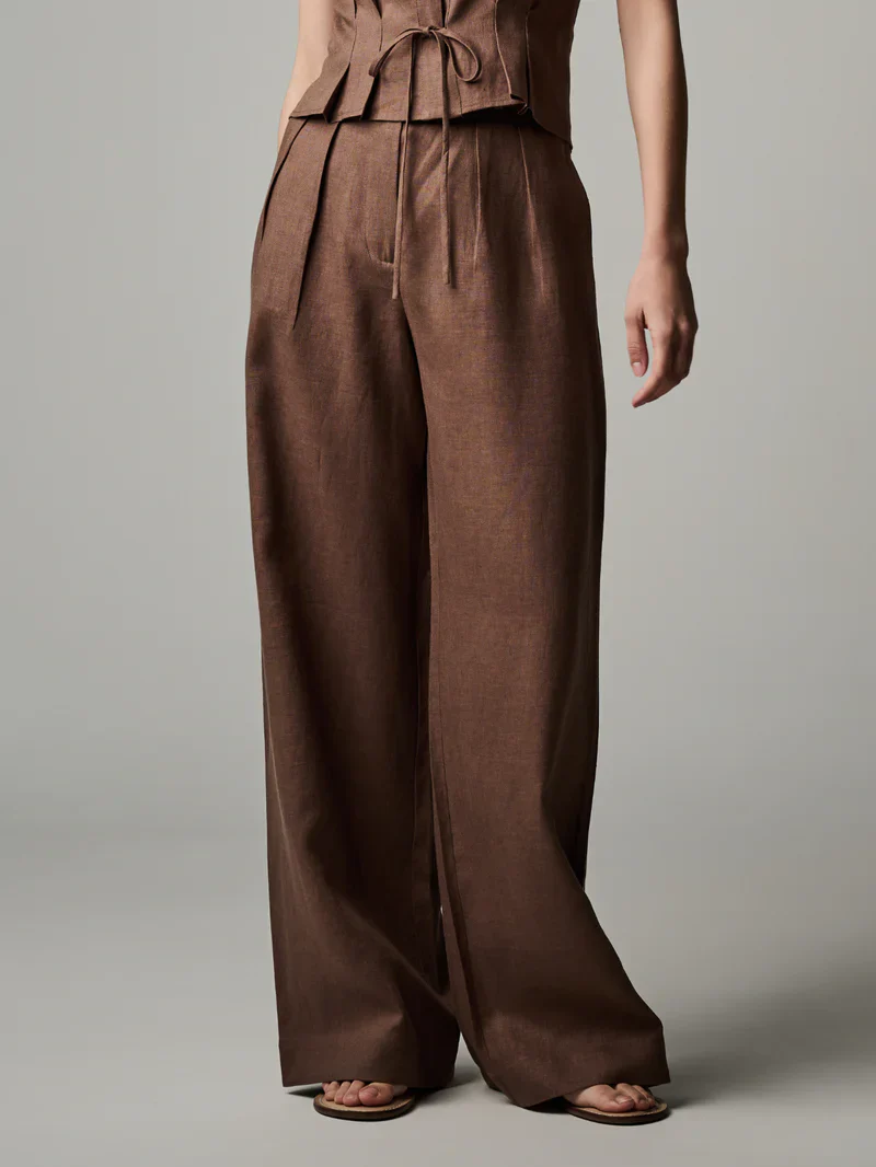 Alina Pant Chocolate - Image 3