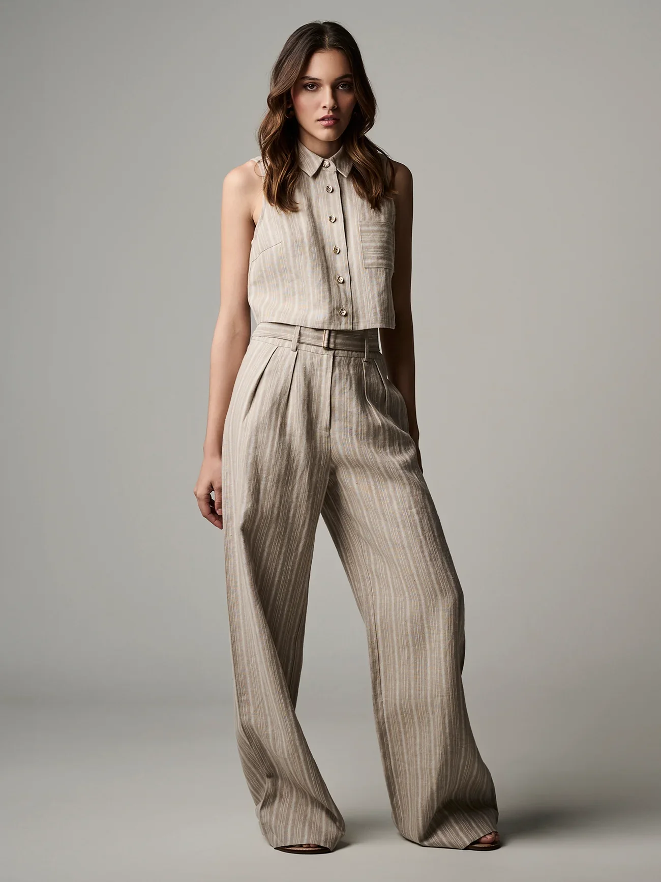 Alina Pant Tawny Stripe (Final Sale) - Image 3
