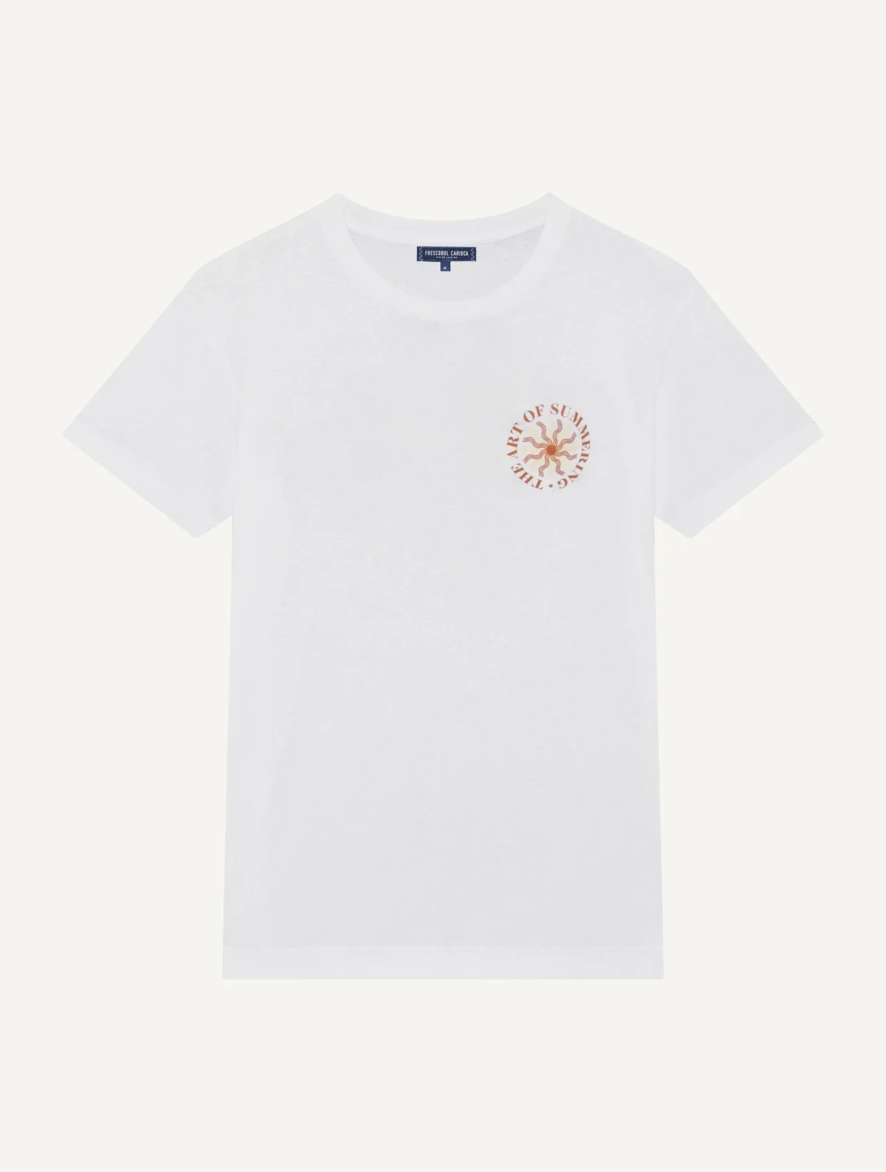 Dinis  Linen Blend Art of Summering RDJ Tee Cedar Grey - Image 6