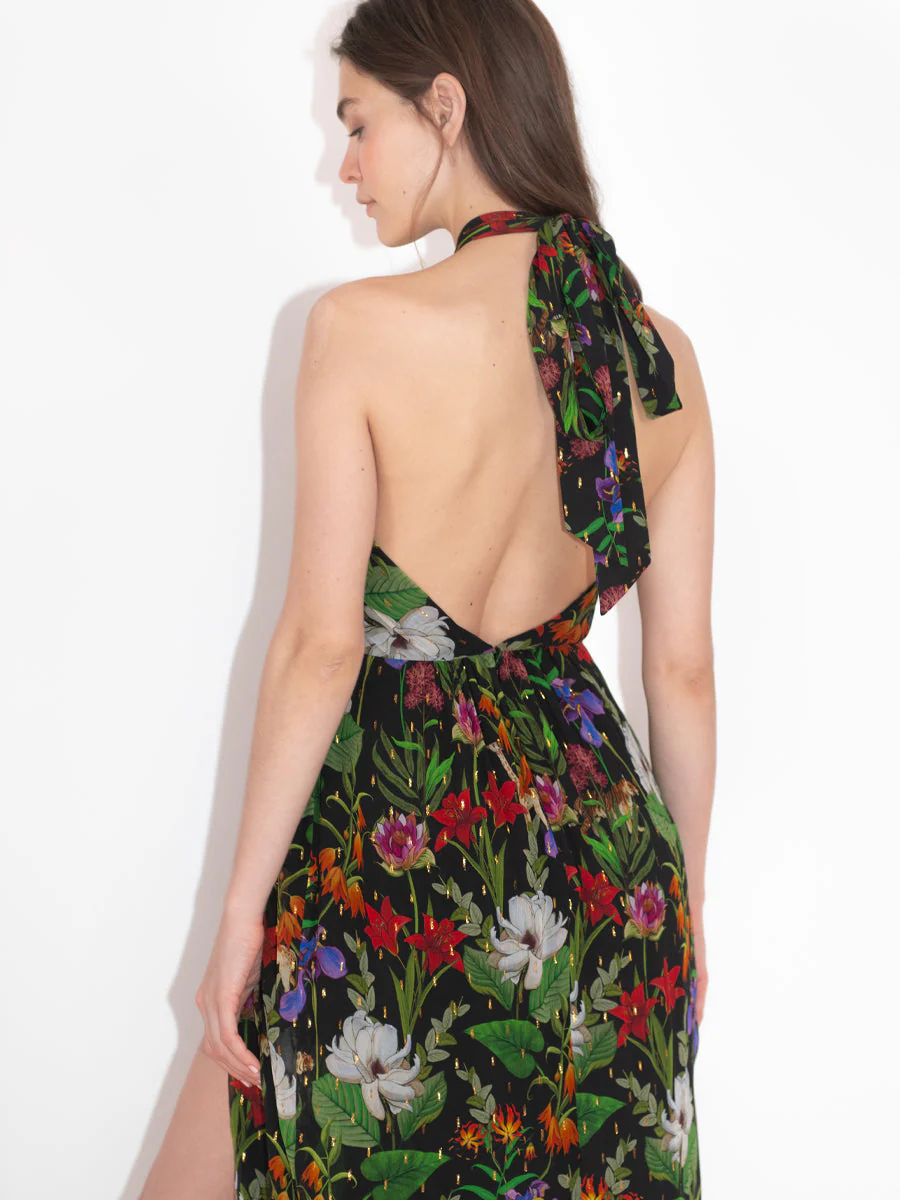 Alyona Georgette With Lurex Dress (Final Sale) - Image 3