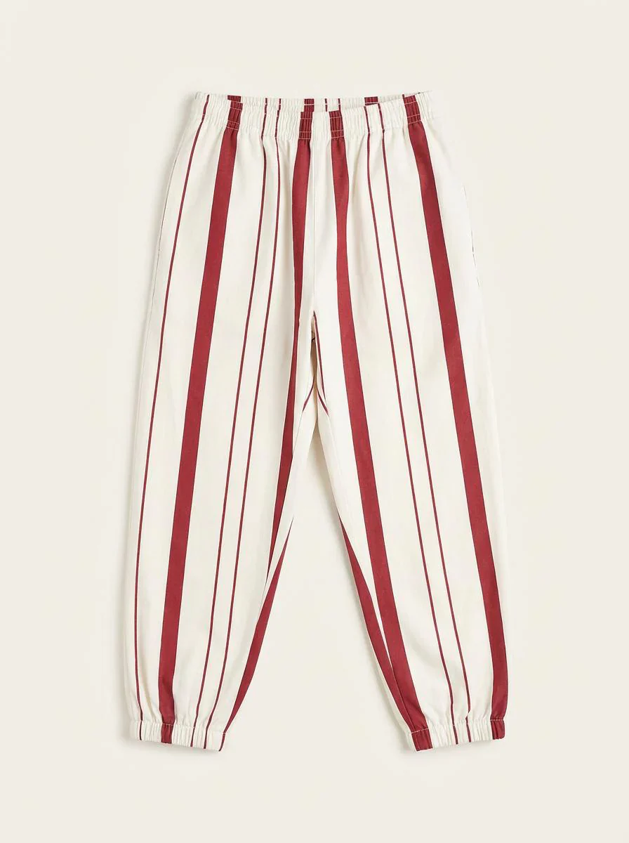 Andever Beldi Trouser White-Red - Image 4