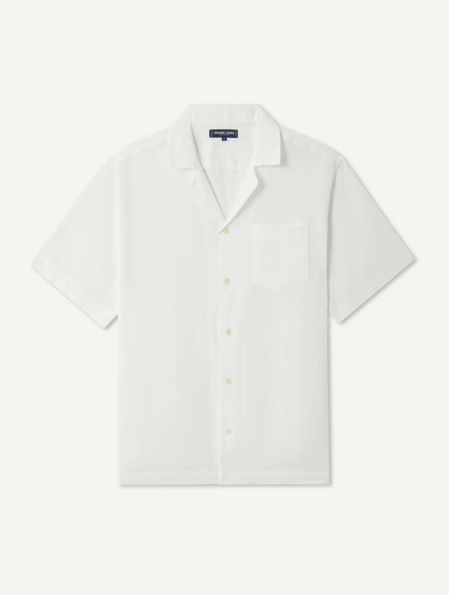 Angelo Linen Shirt White - Image 2