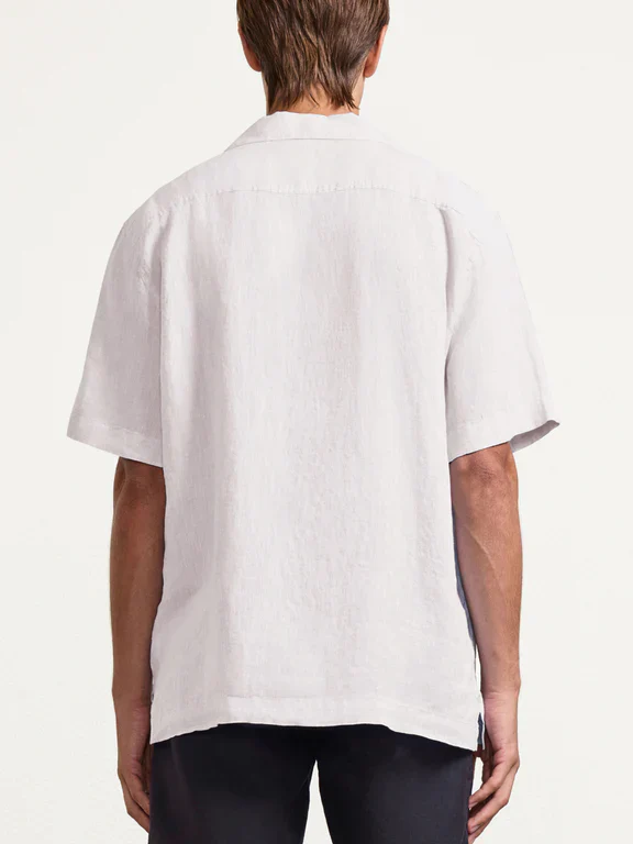 Angelo Linen Shirt White - Image 3
