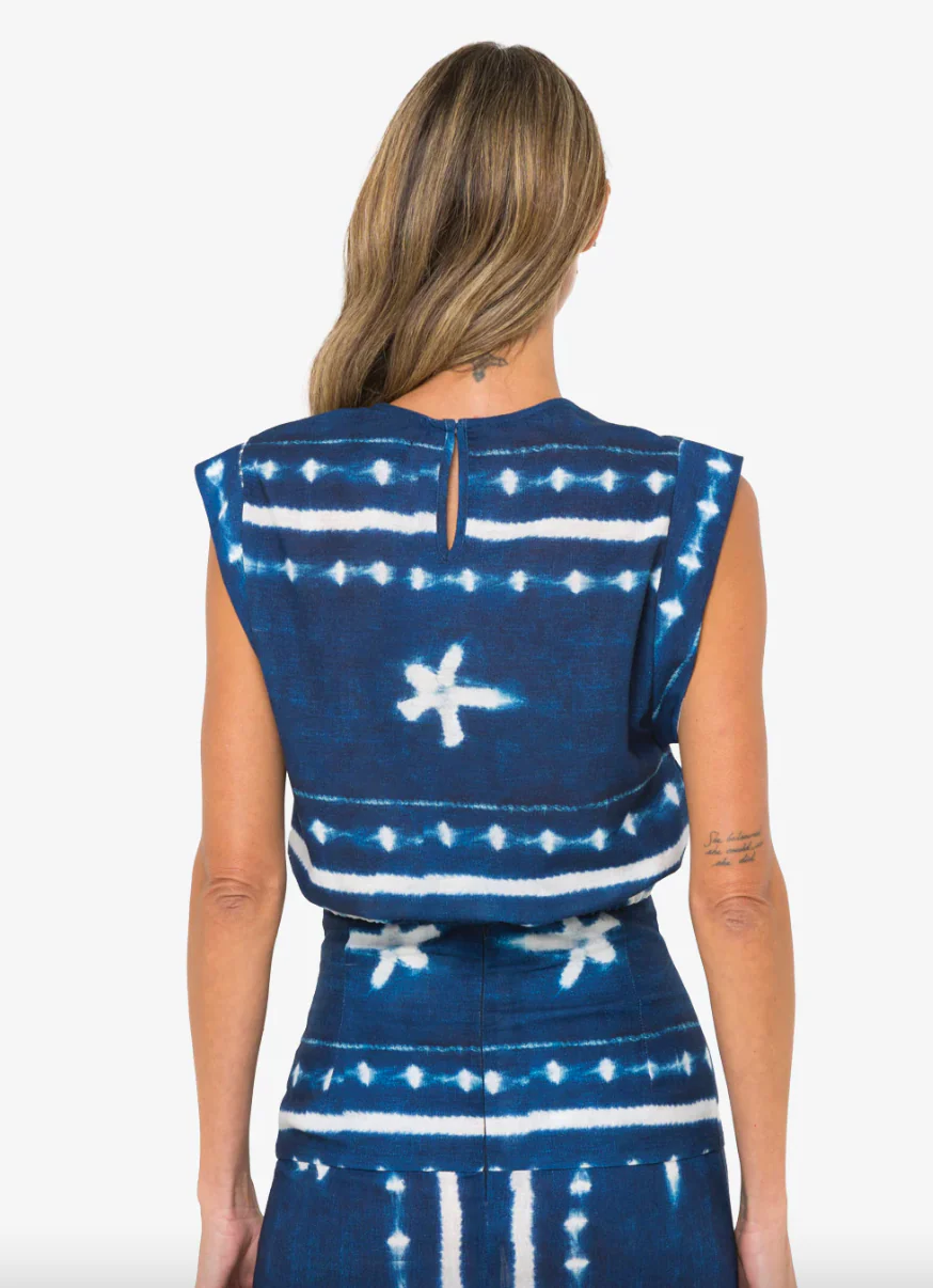 Anika Top Indigo Shibori (Final Sale) - Image 4