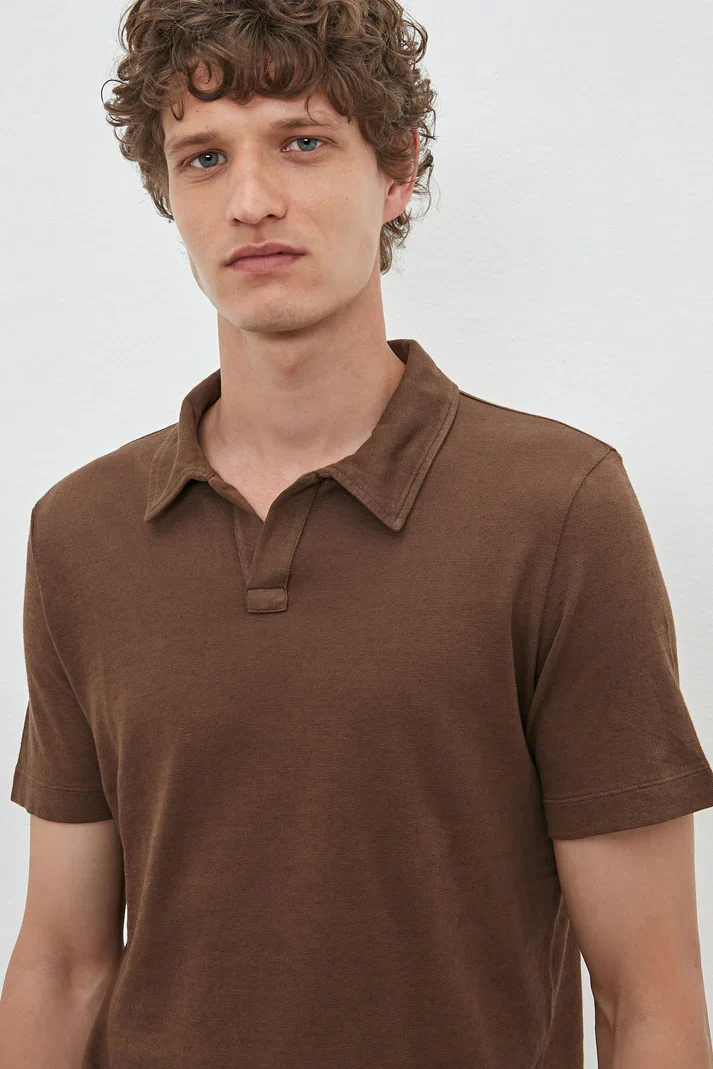 Aruba Polo Shirt Pecan (Final Sale) - Image 2