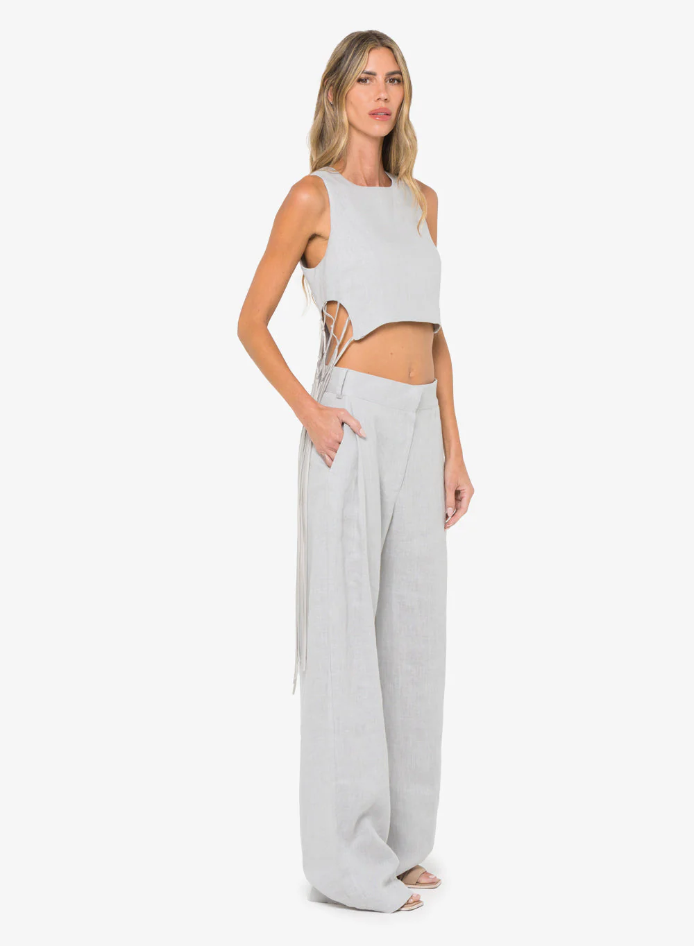 Aubrey Pants Silver Waistband (Final Sale) - Image 2