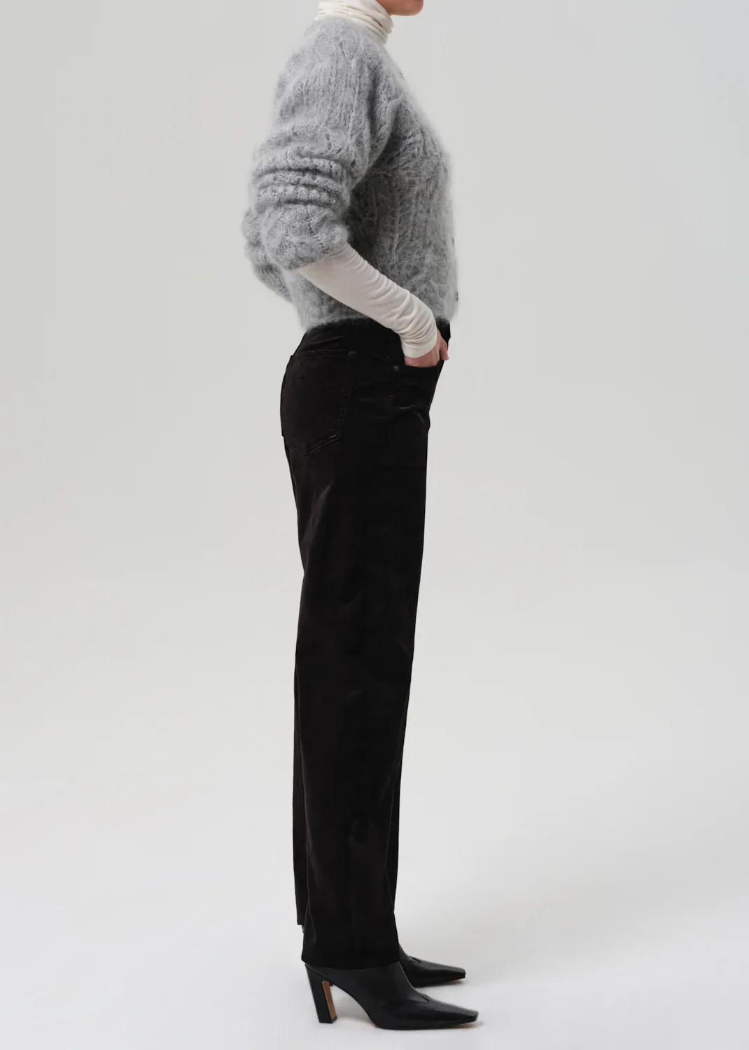 Ayla Baggy in Velvet Black - Image 3