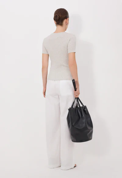 Avalyn T-Shirt Grey Mélange - Image 3
