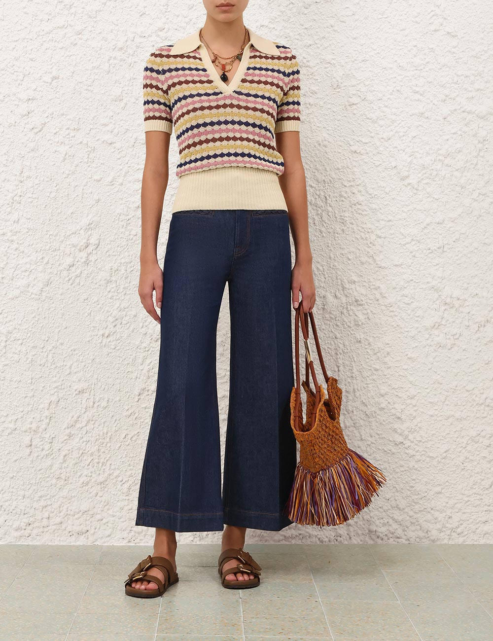 Awaken Scallop Knit Polo - Image 6