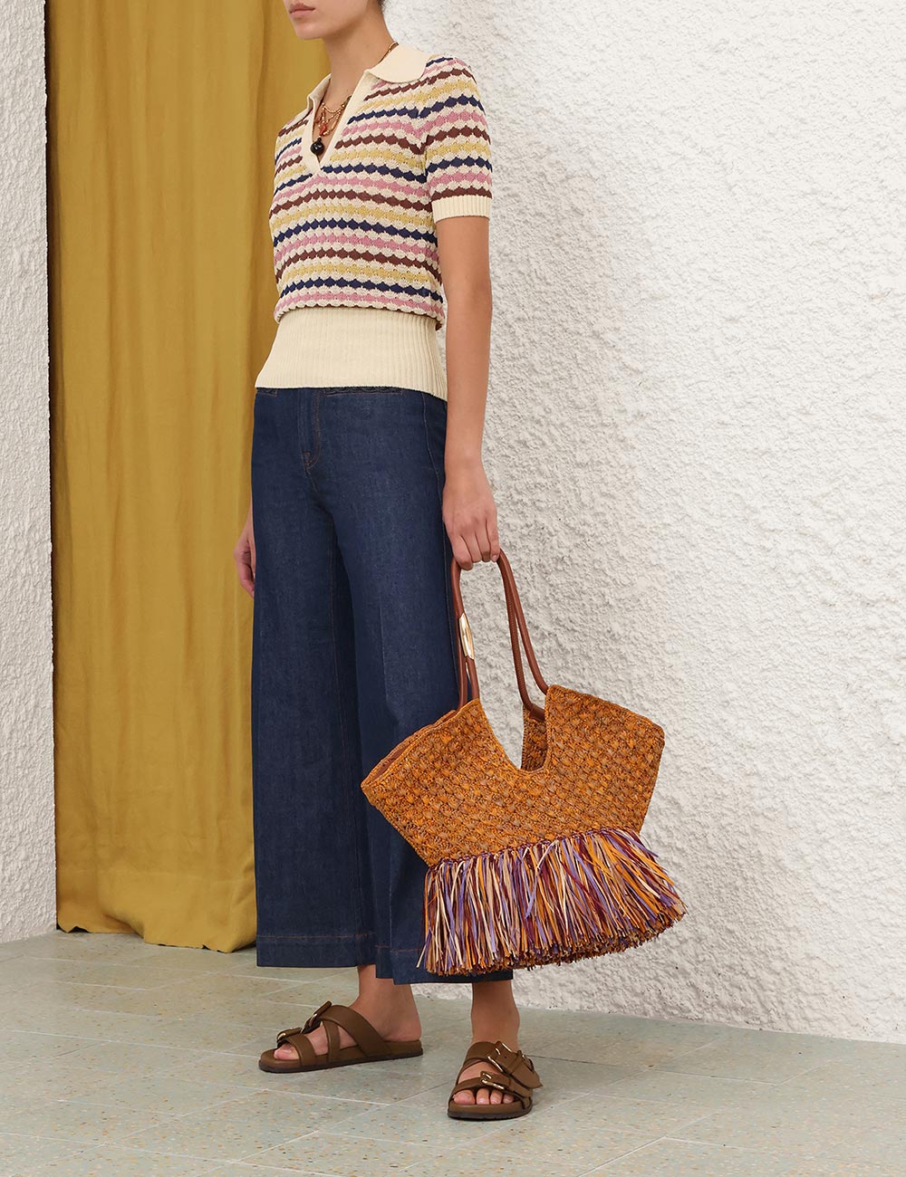 Awaken Scallop Knit Polo - Image 7