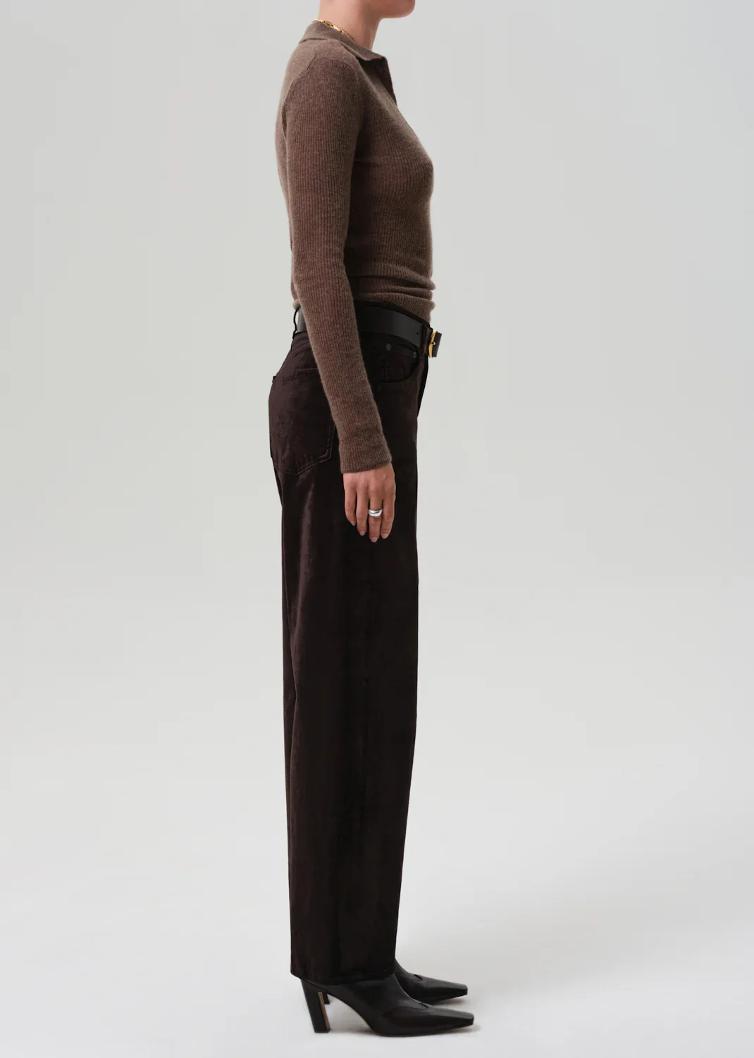 Ayla Baggy in Velvet Espresso - Image 4