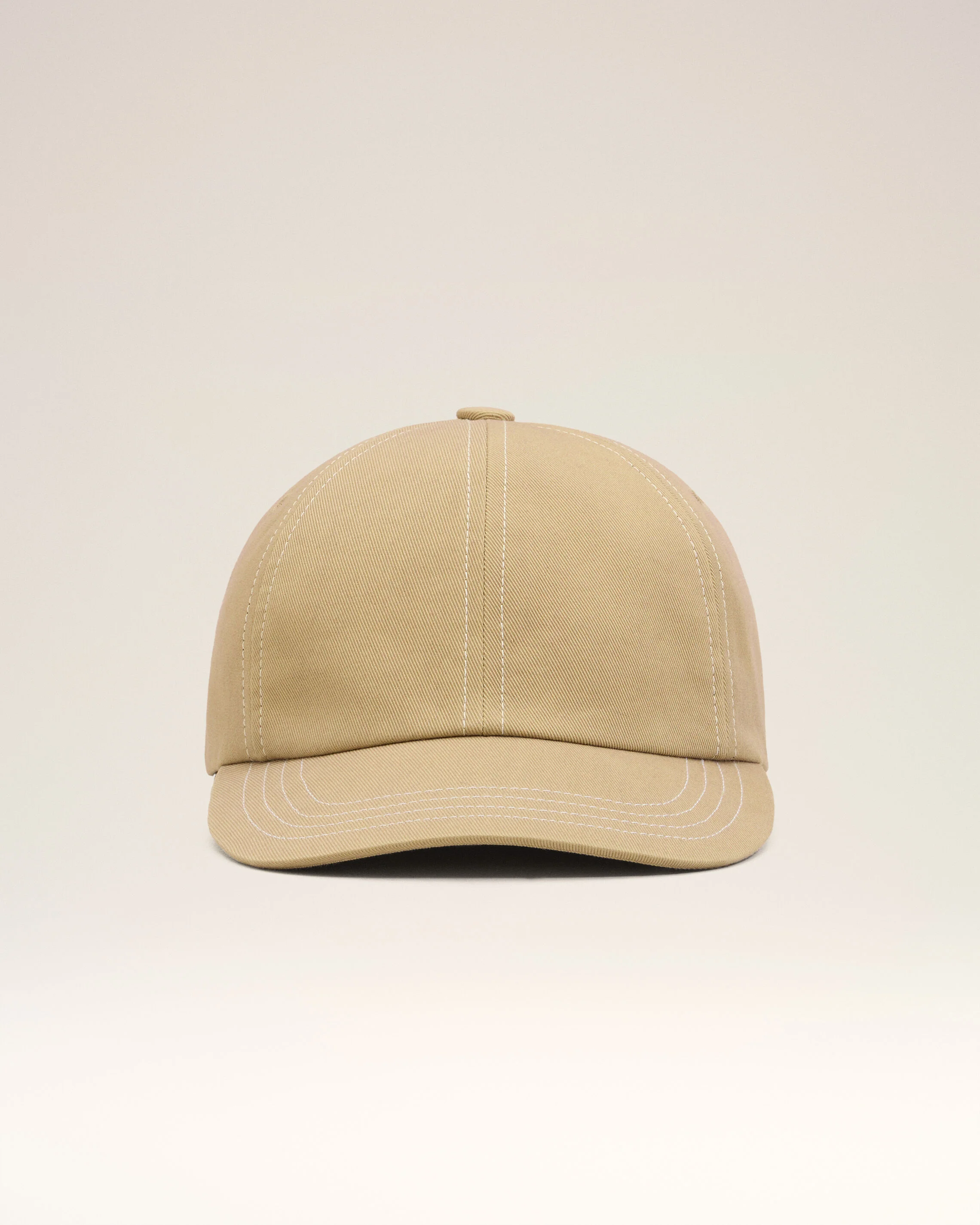 Beige Cotton Back Ami De Coeur Cap - Image 3
