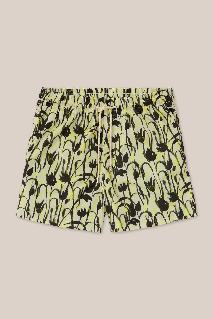 Beige Tulips Classic Swim Trunks (Final Sale) - Image 2