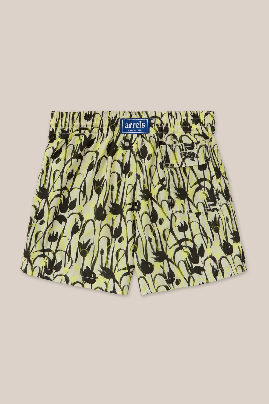 Beige Tulips Classic Swim Trunks (Final Sale) - Image 3