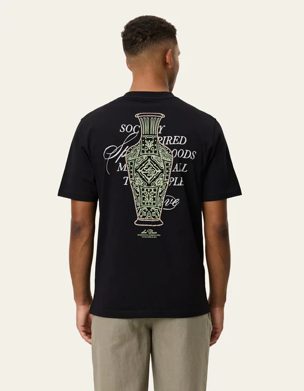 Ben Faience T-Shirt Black - Image 4