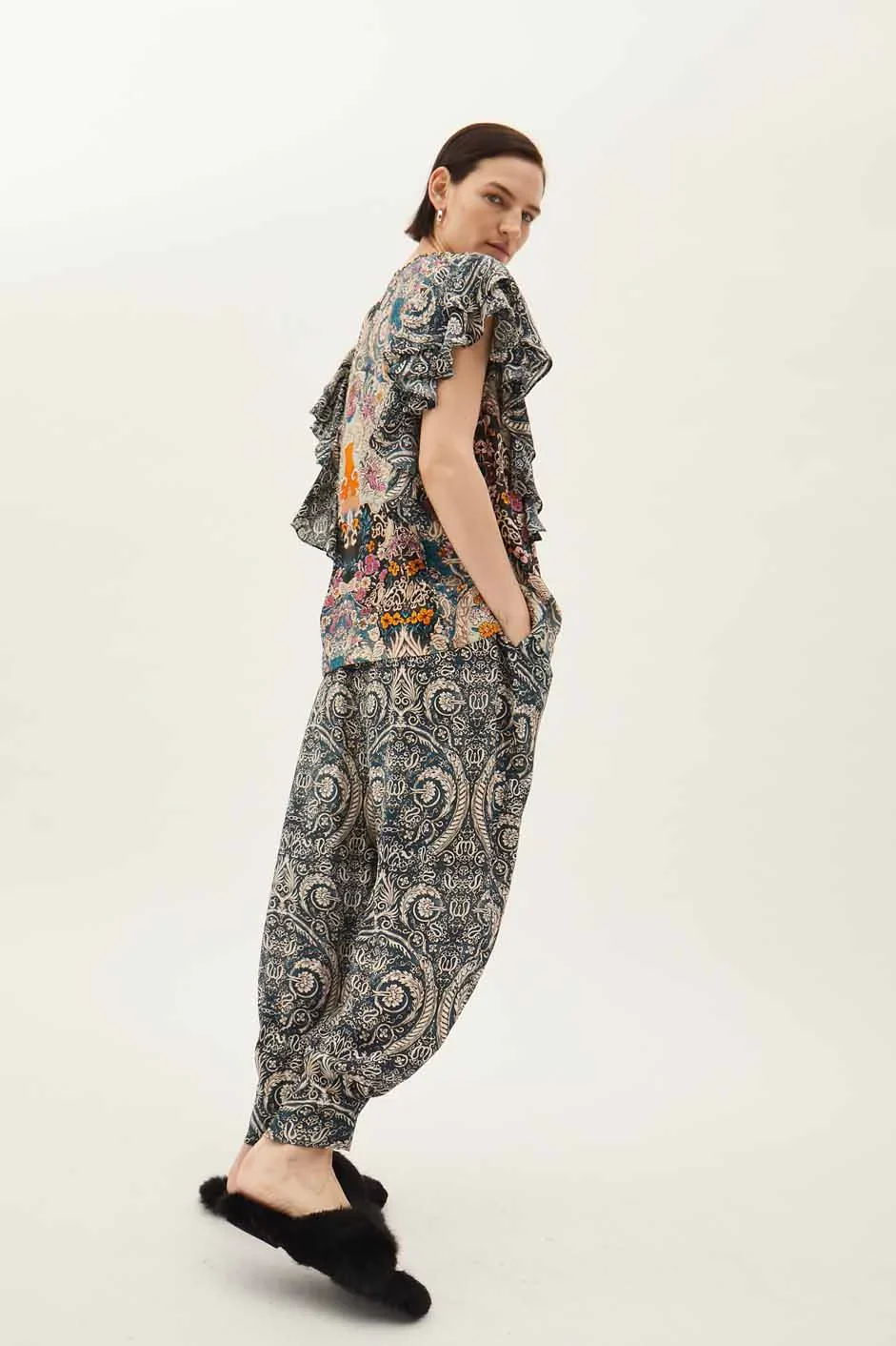 Besalu Floral Pant (Final Sale) - Image 4