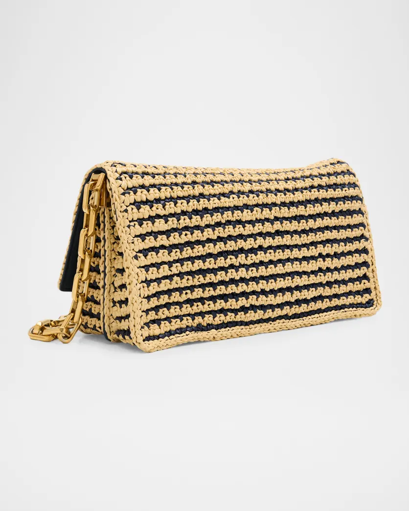 Bettina Crossbody Crochet Raffia - Image 2
