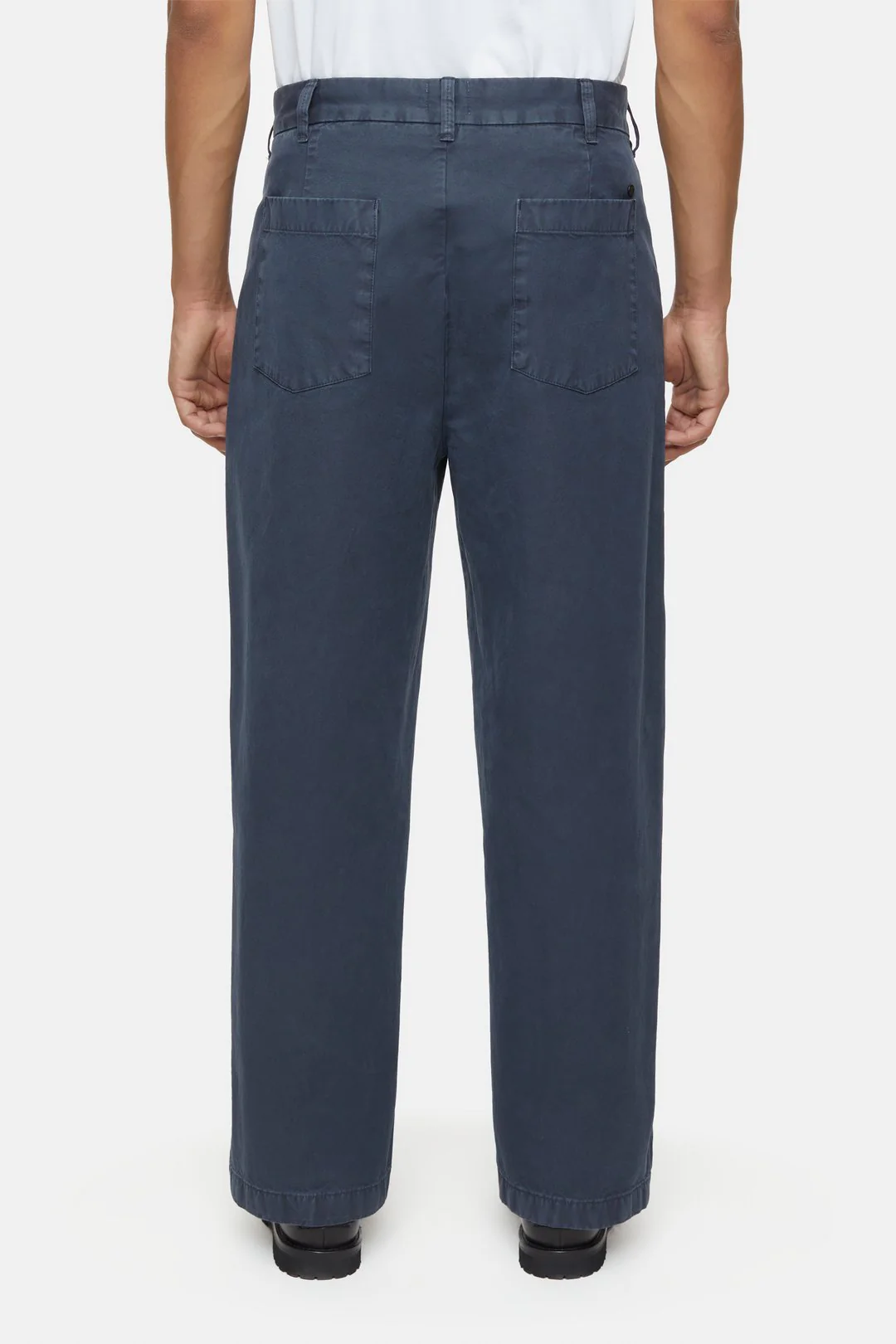 Blomberg Wide Relaxed Pants Smokey Blue (Final Sale) - Image 2