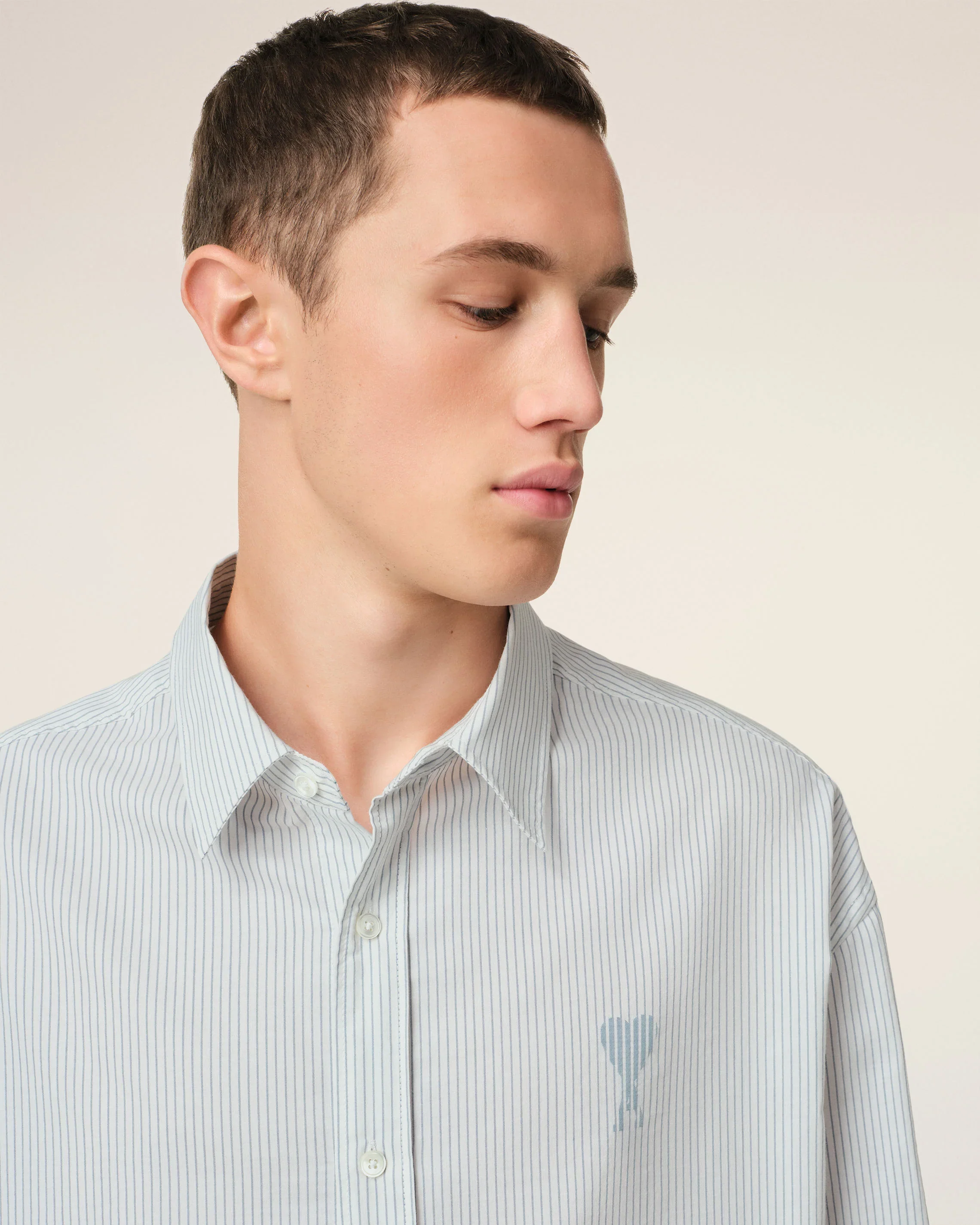 Boxy Fit Shirt White-Blue (Final Sale) - Image 5