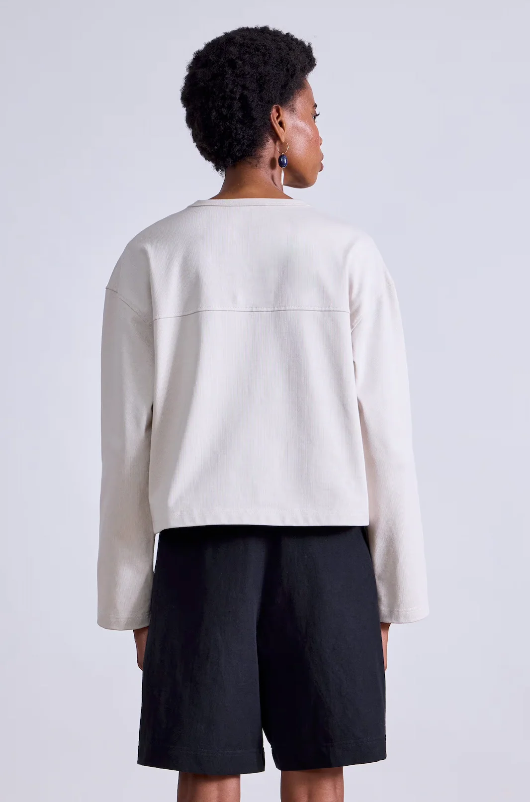 Boxy Tee Oat - Image 3