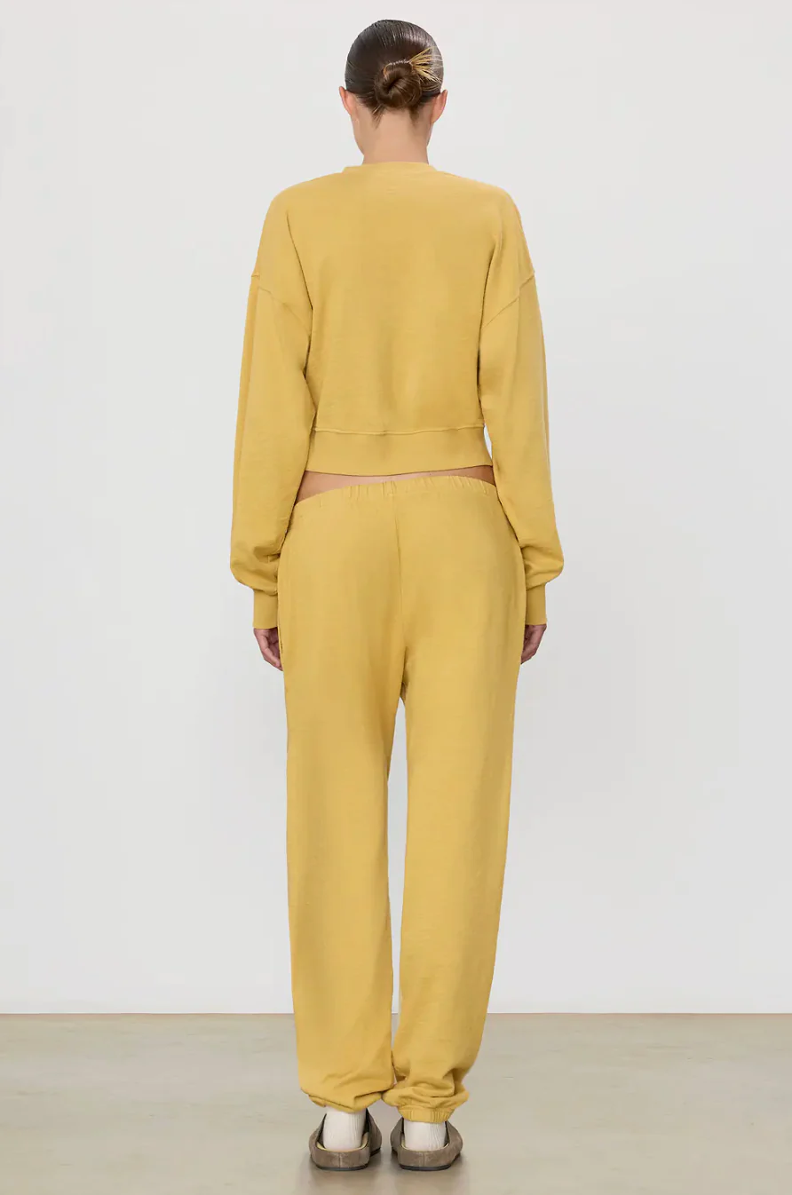 Boyfriend Pocket Sweatpants Saffron - Image 4