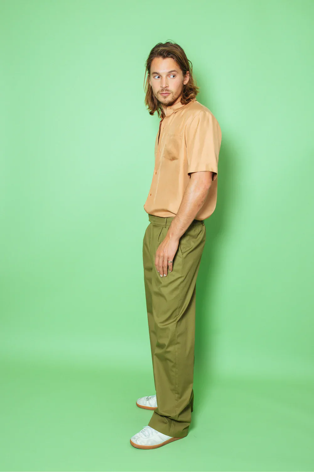 Boyfriend Silk Shirt (Various Colors) - Image 2