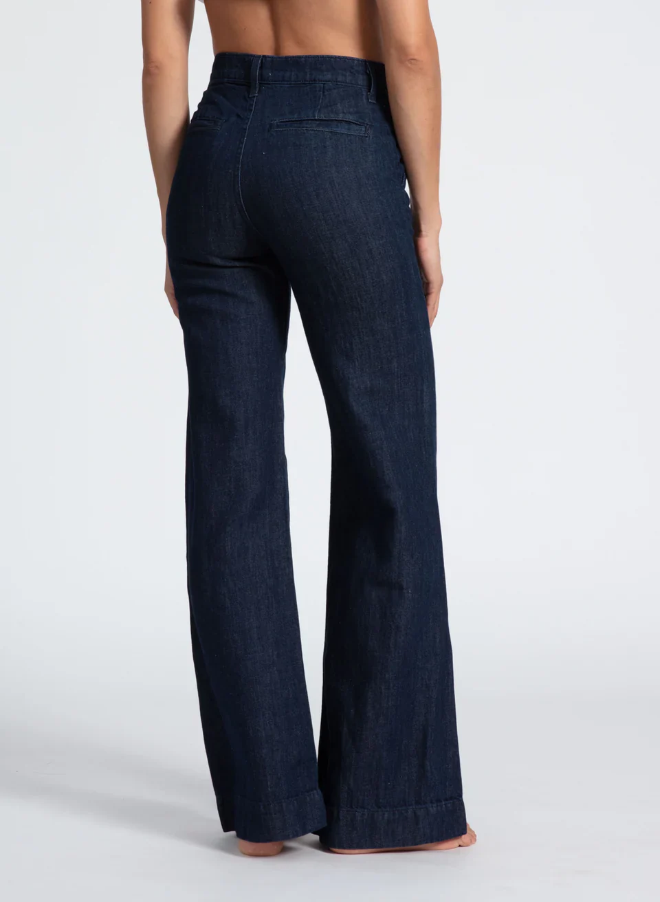 Denim Trouser Indigo linen - Image 4