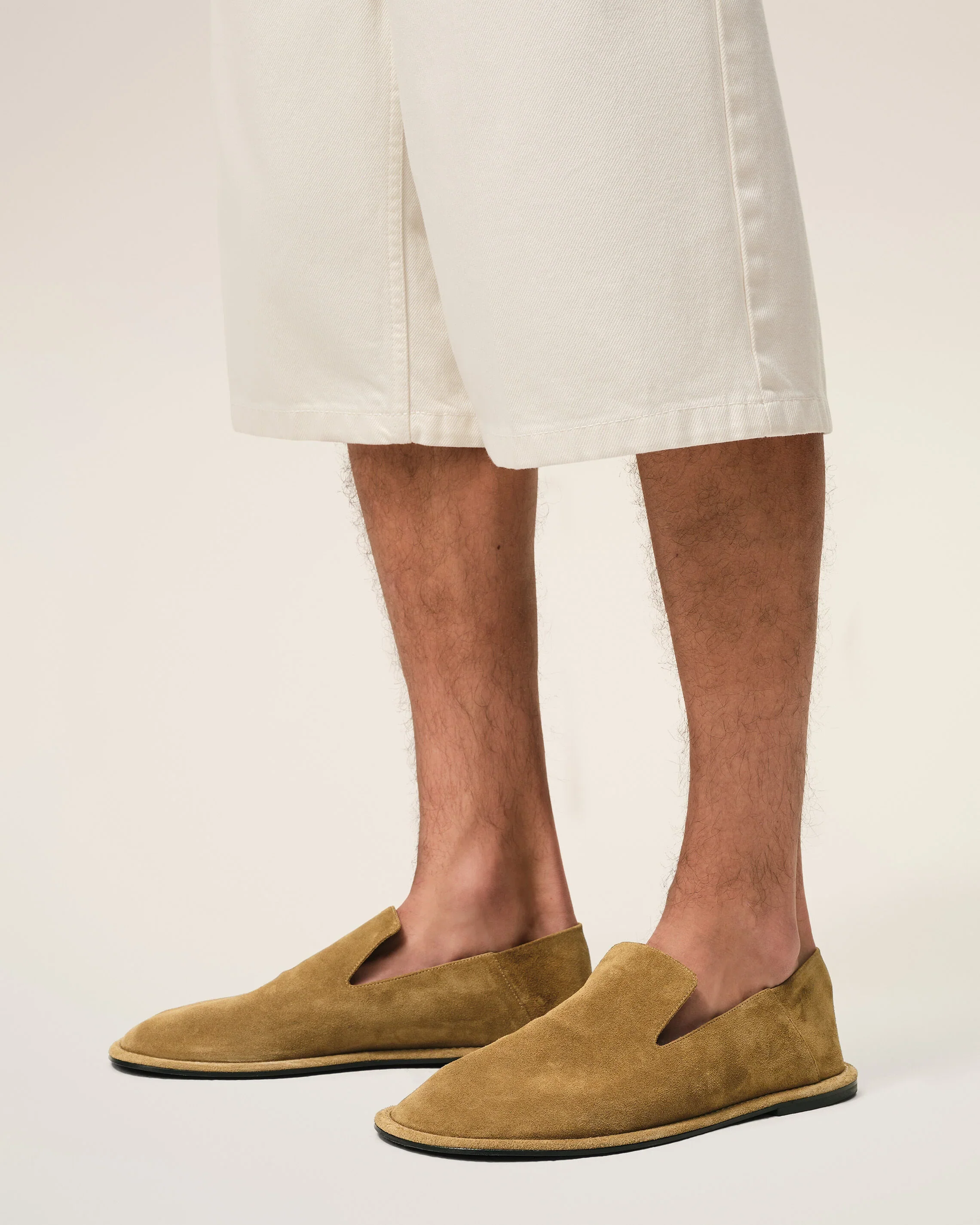 Brown Cow Leather Midi Slippers - Image 3