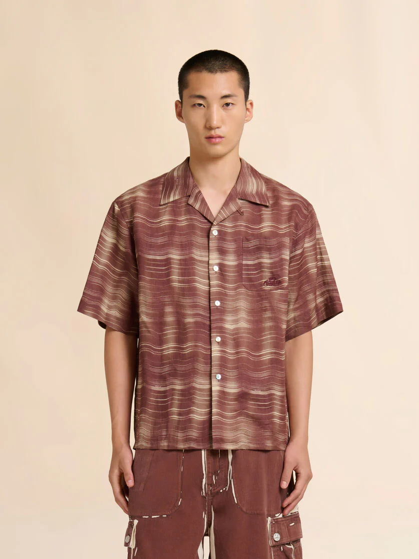 Printed Carousel Ramie Shirt - Image 2