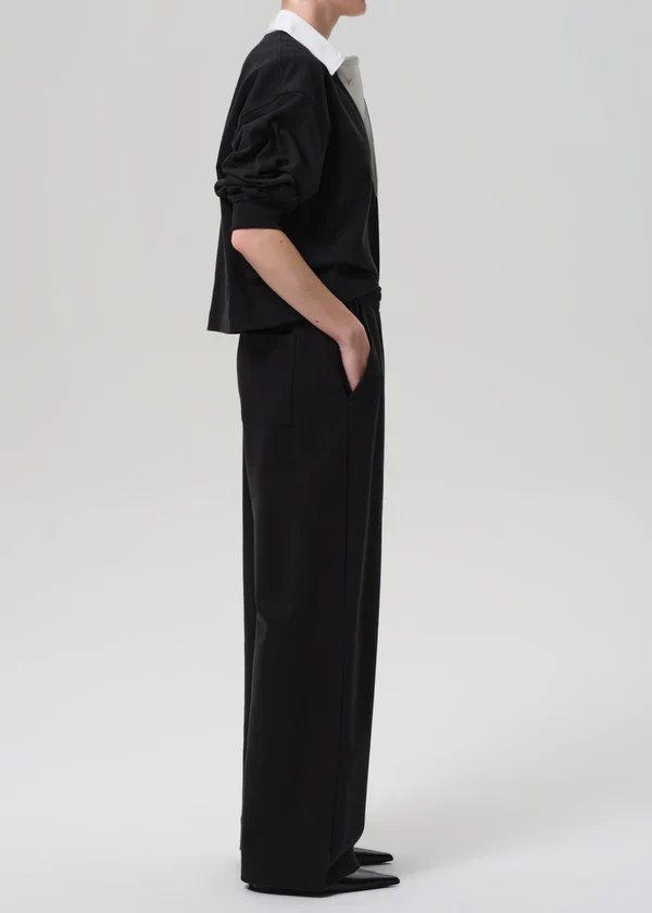 Brynn Drawstring Pants Black - Image 2