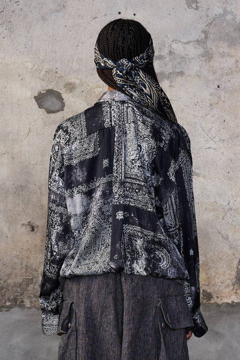 Bubble Shirt with Gathered Yoke - Image 3