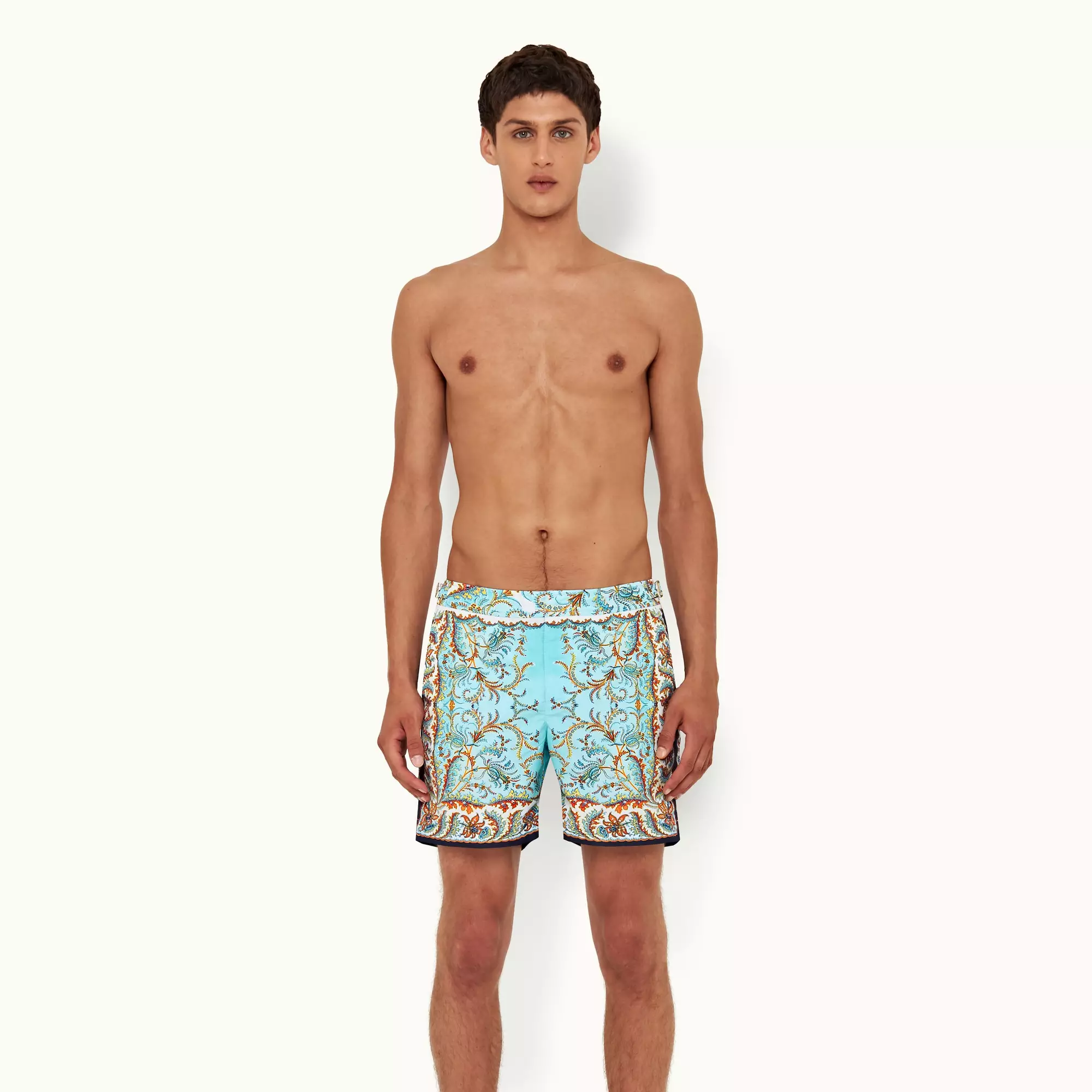 Bulldog Multicolour Paisley Mid-Length Swim Shorts (Final Sale) - Image 2