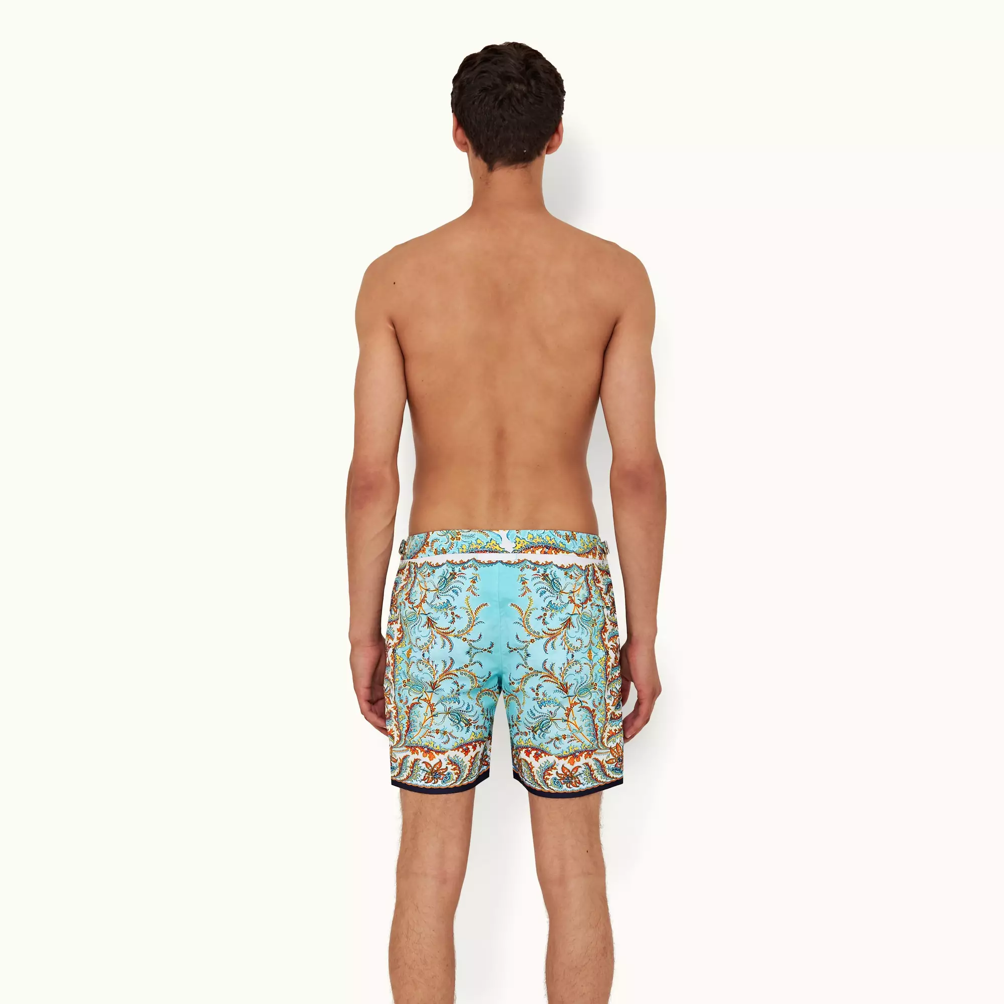 Bulldog Multicolour Paisley Mid-Length Swim Shorts (Final Sale) - Image 3
