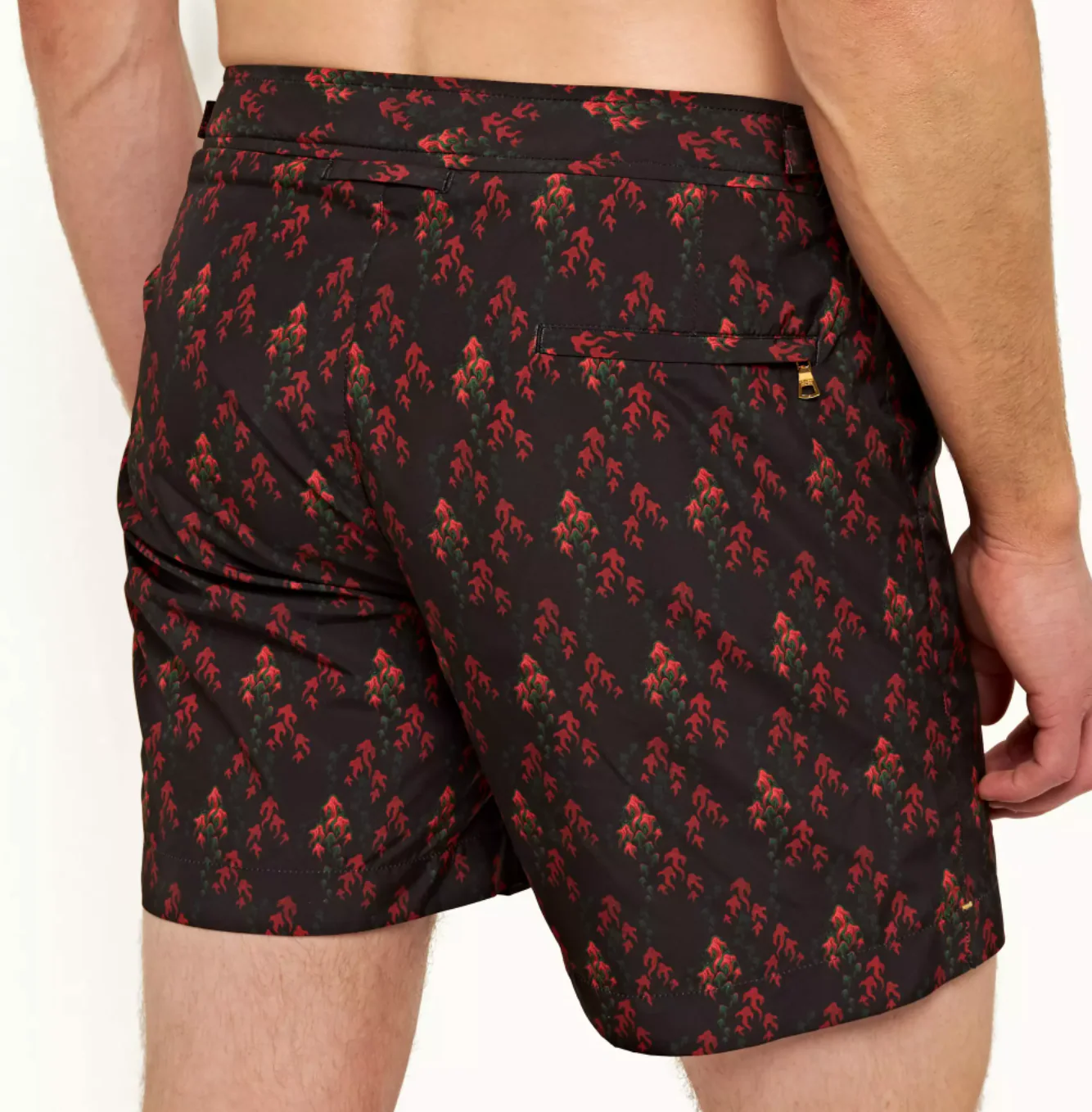 Bulldog x Aquila Print Mid-Length Swim Shorts (Final Sale) - Image 5