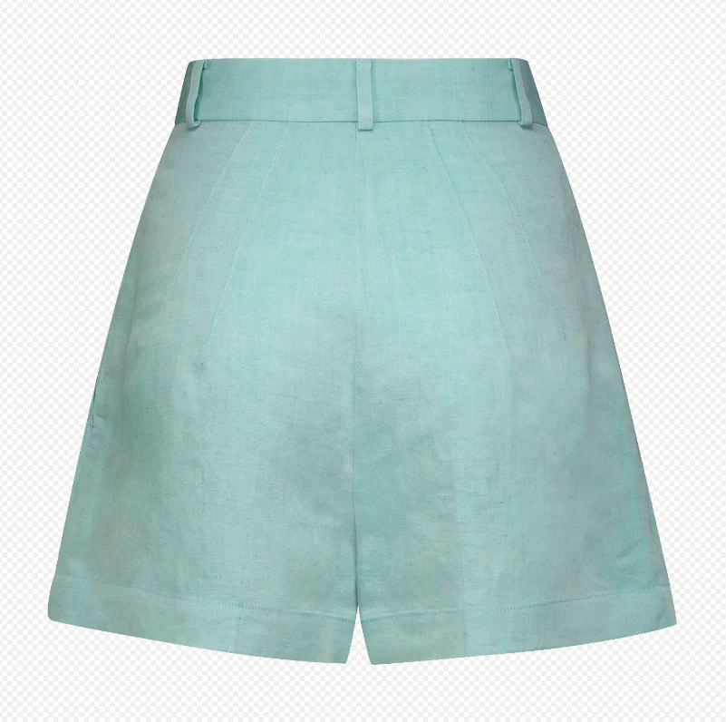 Button Pleated Short (Final Sale) - Image 2