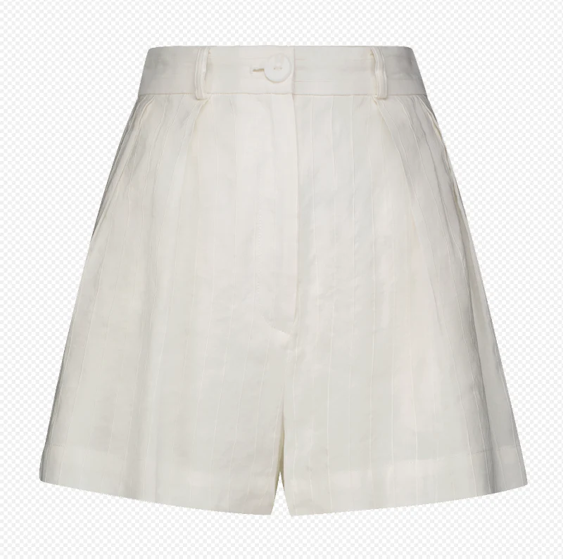 Button Pleated Short (Final Sale) - Image 3