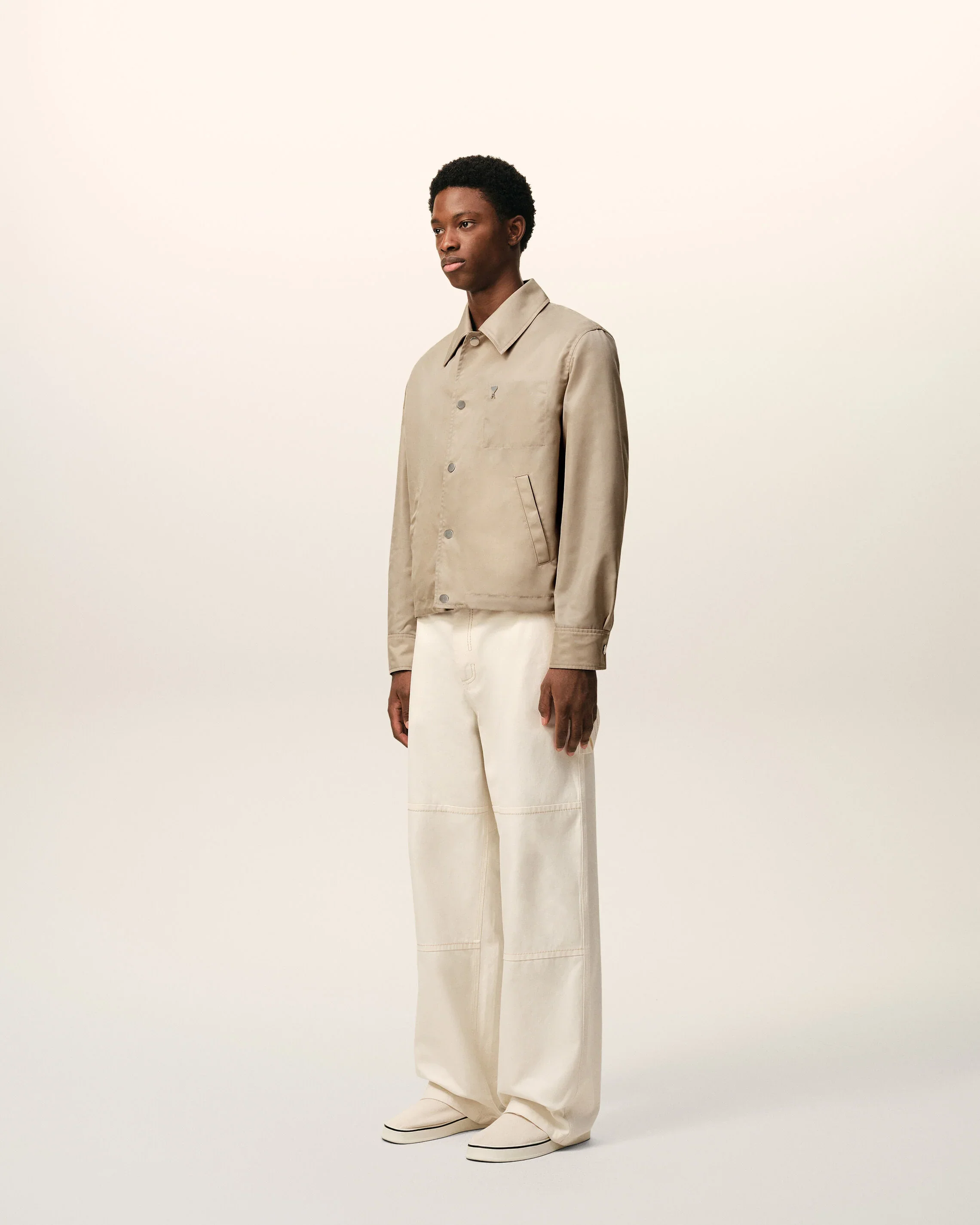 Buttoned Jacket with Ami de Coeur Stud - Image 3