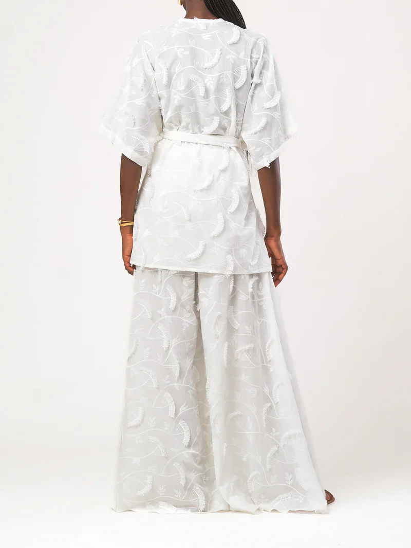 Cabana Kimono Kheff Blanc - Image 3