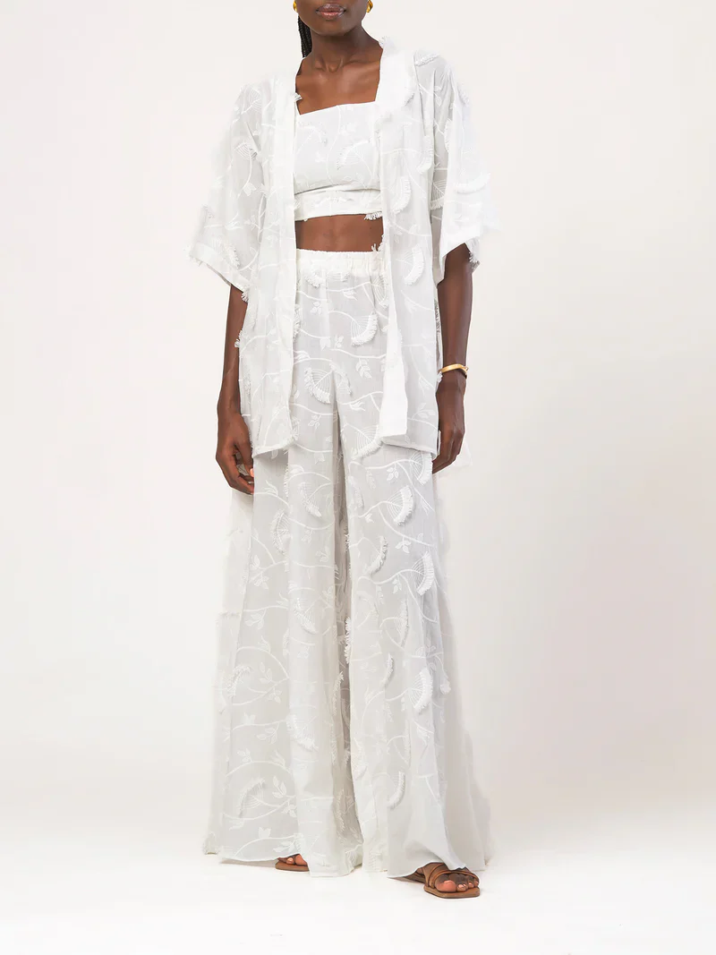 Cabana Kimono Kheff Blanc - Image 4