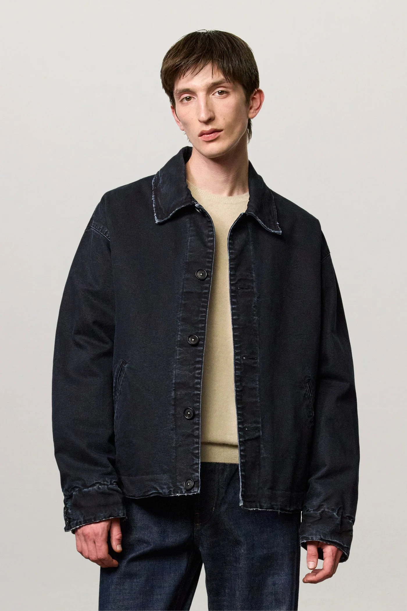 Cadillac Canvas Jacket Dark Blue - Image 2
