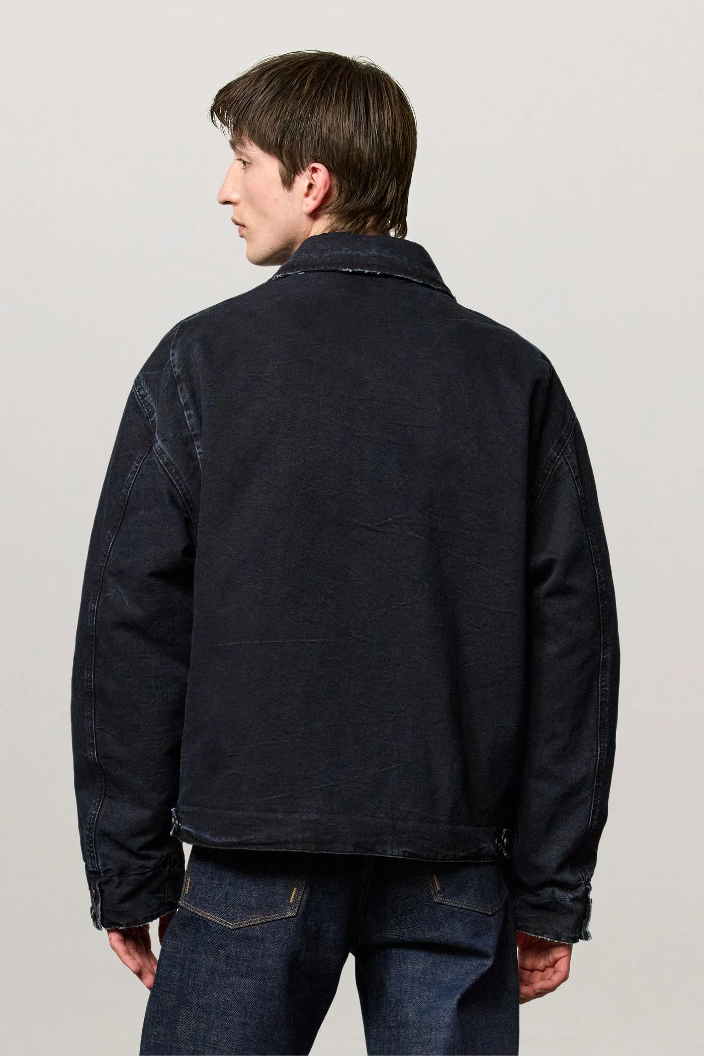 Cadillac Canvas Jacket Dark Blue - Image 3