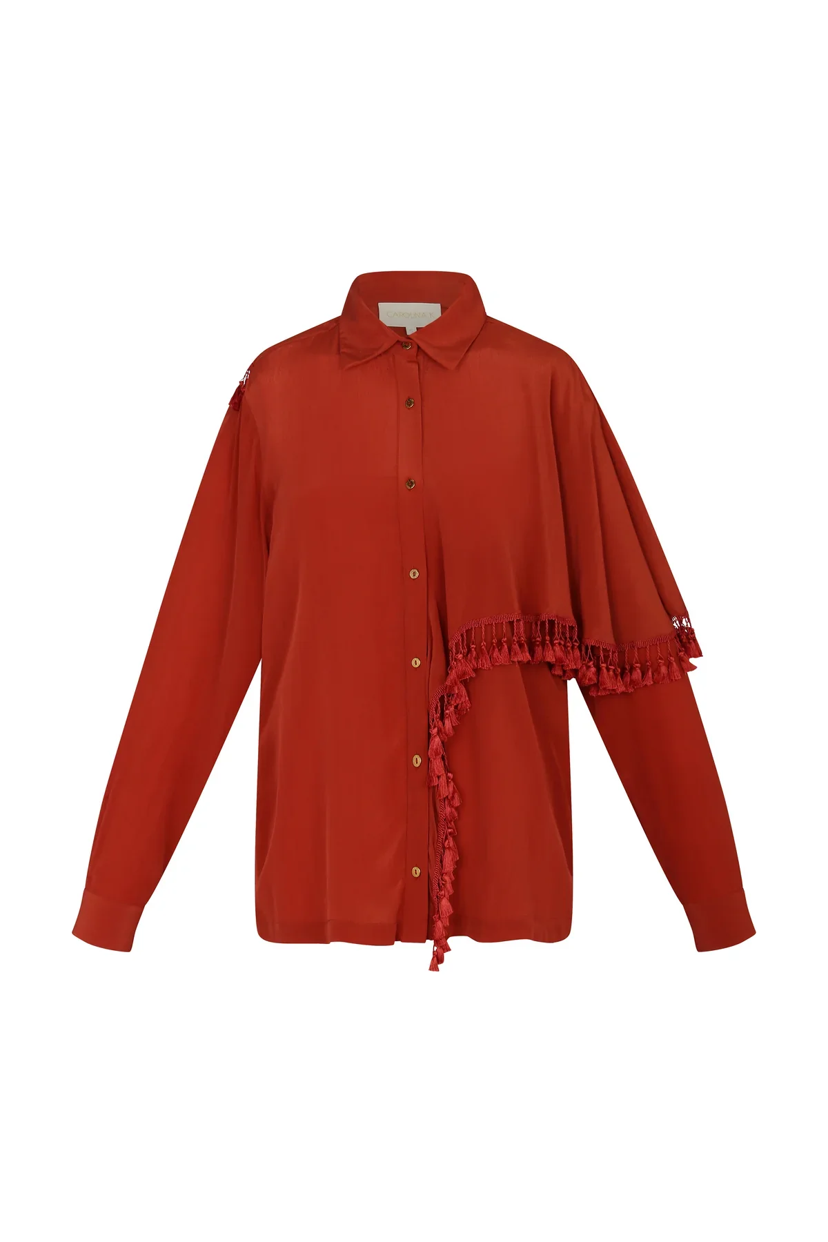 Camo Shirt Blood Orange - Image 4