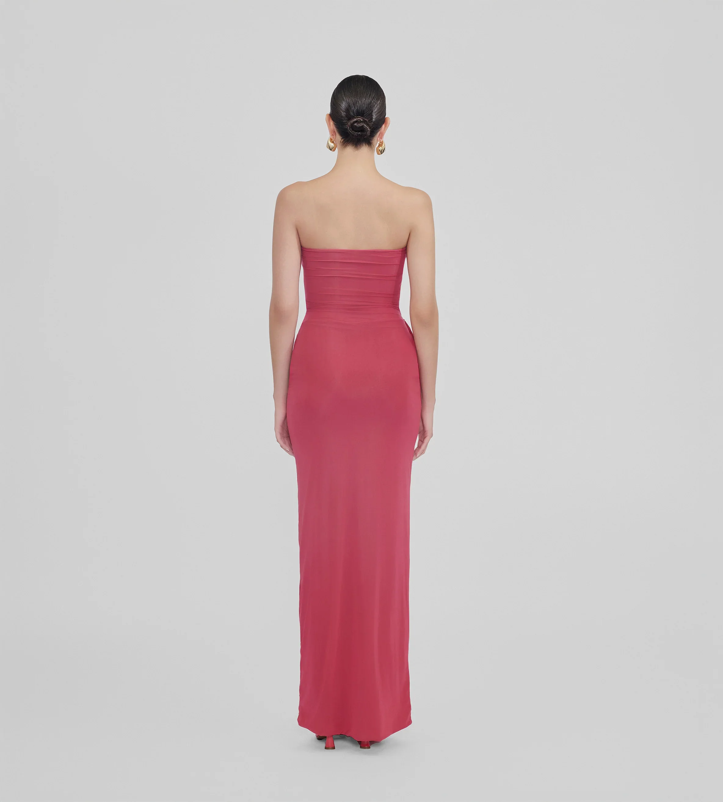 Campano Body Dress Crimson - Image 3