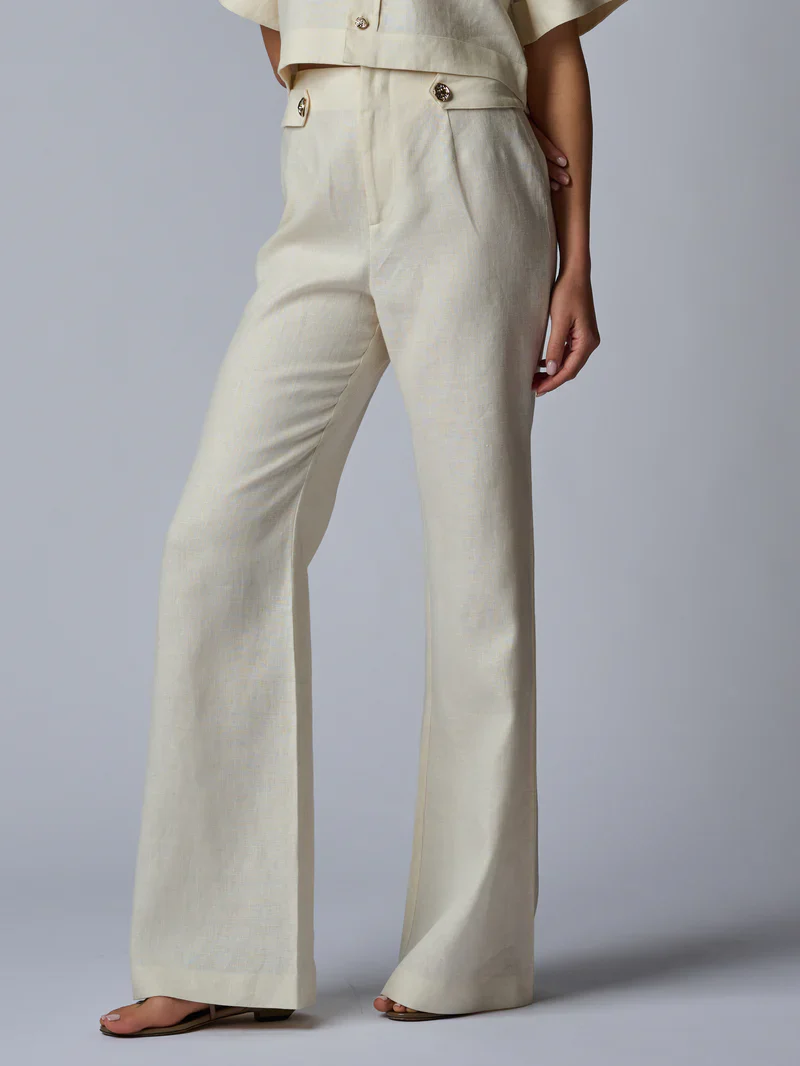 Carlin Pant Ivory (Final Sale) - Image 2